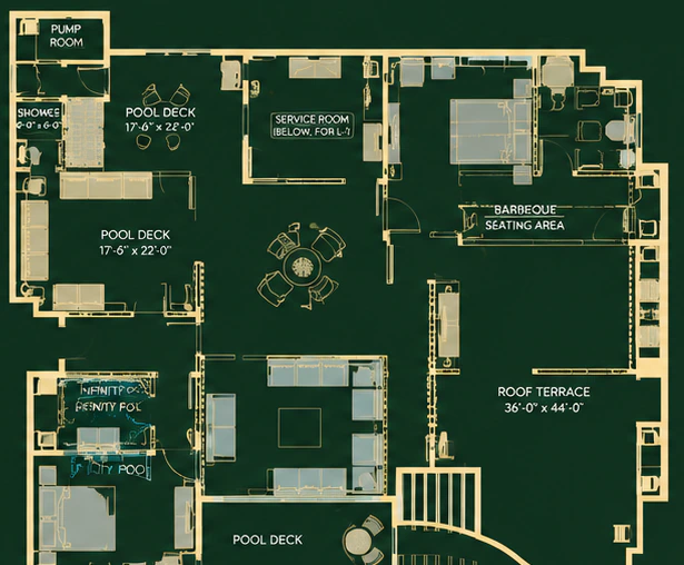 Leonardo penthouse, 20th floor plan